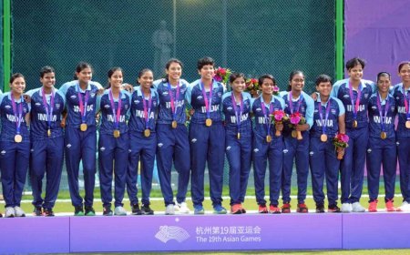 ଏସୀୟ କ୍ରୀଡାରେ ସ୍ୱର୍ଣ୍ଣ ପଦକ ସହ ଇତିହାସ ରଚିଲା ଭାରତୀୟ ମହିଳା କ୍ରିକେଟ୍‌ ଟିମ୍‌