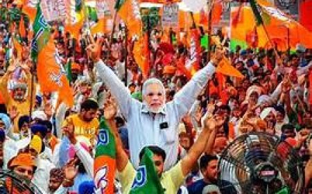 ଅମୃତ କଳସ ଧରି ବିଜେପିର ଶୋଭାଯାତ୍ରା