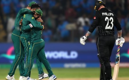 ନ୍ୟୁଜିଲ୍ୟାଣ୍ଡର ହ୍ୟାଟ୍ରିକ ପରାଜୟ, ବଡ଼ ବିଜୟ ସହ ଶୀର୍ଷରେ ଦକ୍ଷିଣ ଆଫ୍ରିକା