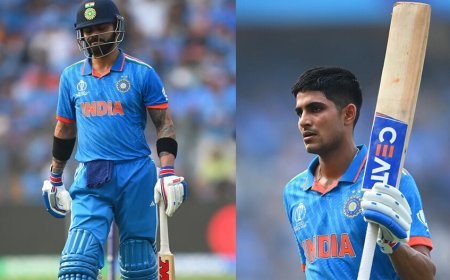 ୪୯ତମ ଶତକରୁ ୧୨ ରନ ପଛରେ ରହିଗଲେ କୋହଲି, ଗିଲ ବି ୯୨ରେ ଆଉଟ