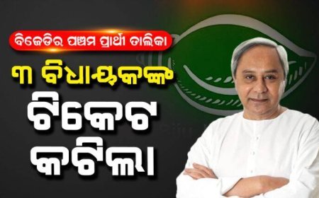 ବିଜେଡ଼ିର ପଞ୍ଚମ ପ୍ରାର୍ଥୀ ତାଲିକା ଘୋଷଣା କଲେ ନବୀନ ପଟ୍ଟନାୟକ
