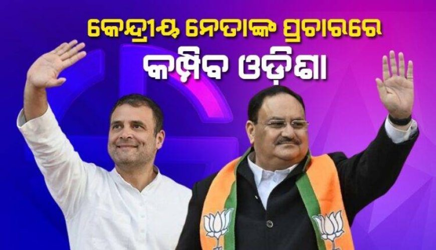 ଓଡ଼ିଶା ଉପରେ କେନ୍ଦ୍ରୀୟ ନେତାଙ୍କ ନଜର