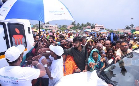 ରଥଯାତ୍ରା ଅବସରରେ ମଣିପାଲ ହସ୍ପିଟାଲ ପକ୍ଷରୁ ଜନହିତକାରୀ କାର୍ଯ୍ୟକ୍ରମ