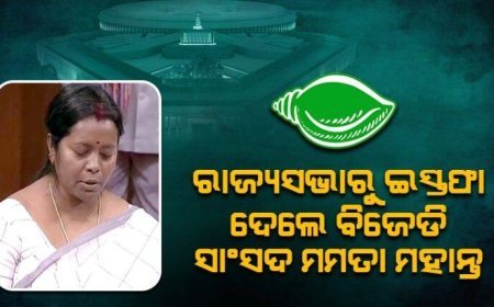 ଇସ୍ତଫା ଦେଲେ ରାଜ୍ୟସଭା ସାଂସଦ ମମତା ମହାନ୍ତ I