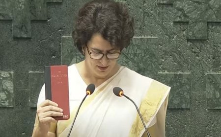 ଶପଥ ନେଲେ ପ୍ରିୟଙ୍କା ଗାନ୍ଧୀ, ଏଣିକି ସଂସଦରେ ଦେଖିବାକୁ ମିଳିବ ଗାନ୍ଧୀ ପରିବାରର ୩ ସଦସ୍ୟ…