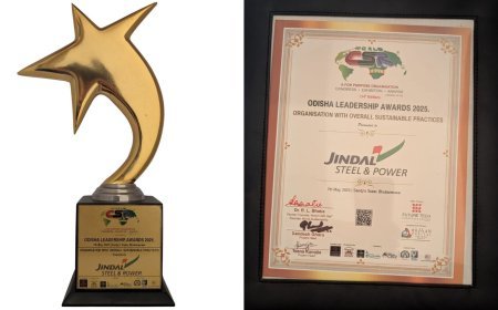 ଓଡ଼ିଶା ଲିଡରସିପ୍ ସମିଟ୍ ରେ ଜିନ୍ଦଲ ଫାଉଣ୍ଡେସନ ପୁରସ୍କୃତ