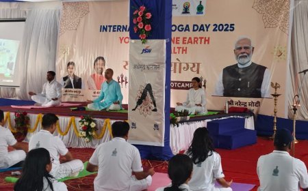 JSW ଷ୍ଟିଲ୍, ଓଡିଶା ଦ୍ୱାରା ଅନ୍ତର୍ଜାତୀୟ ଯୋଗ ଦିବସ ପାଳିତ